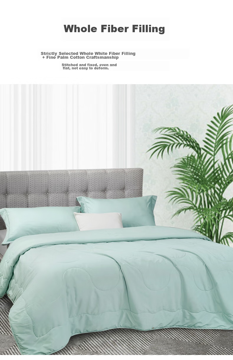 FUANNA Summer Cooling Quilt, Single Size, Washable, Air Conditioning Blanket, Thin Summer Comforter, 2.5 Jin (1.25 Kg), 203x229cm 4