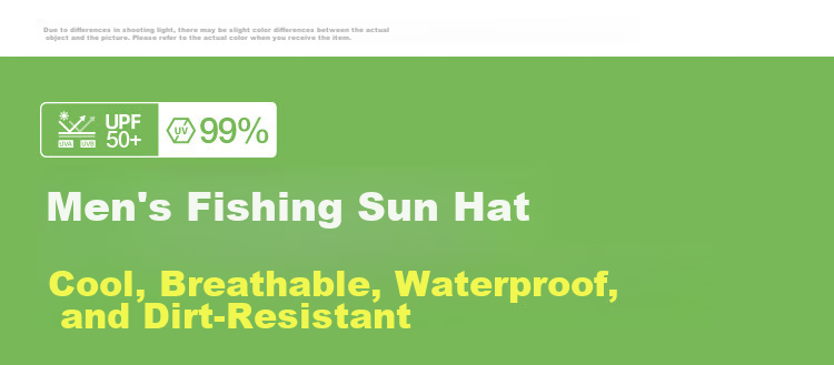 Beneunder Sun Hat for Men, Fisherman Hat, Breathable Sun Protection Cap, Outdoor Hiking Hat, Fishing Water-Resistant Hat TS013 2