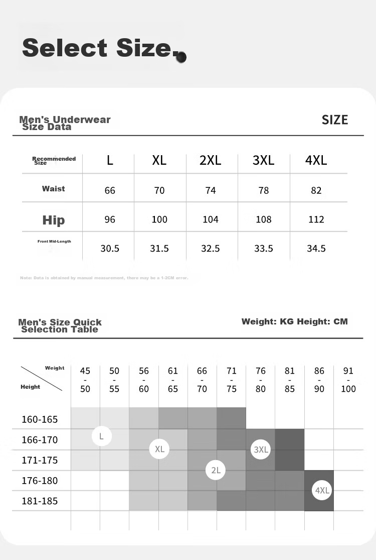 Nanjiren Disposable Men's Underwear, Pure Cotton Boxer Briefs, Sterilized, No-Wash, Daily Disposable, for Business Trips, Travel, Vacations, Individually Packaged, 5 Pieces, Size L 13