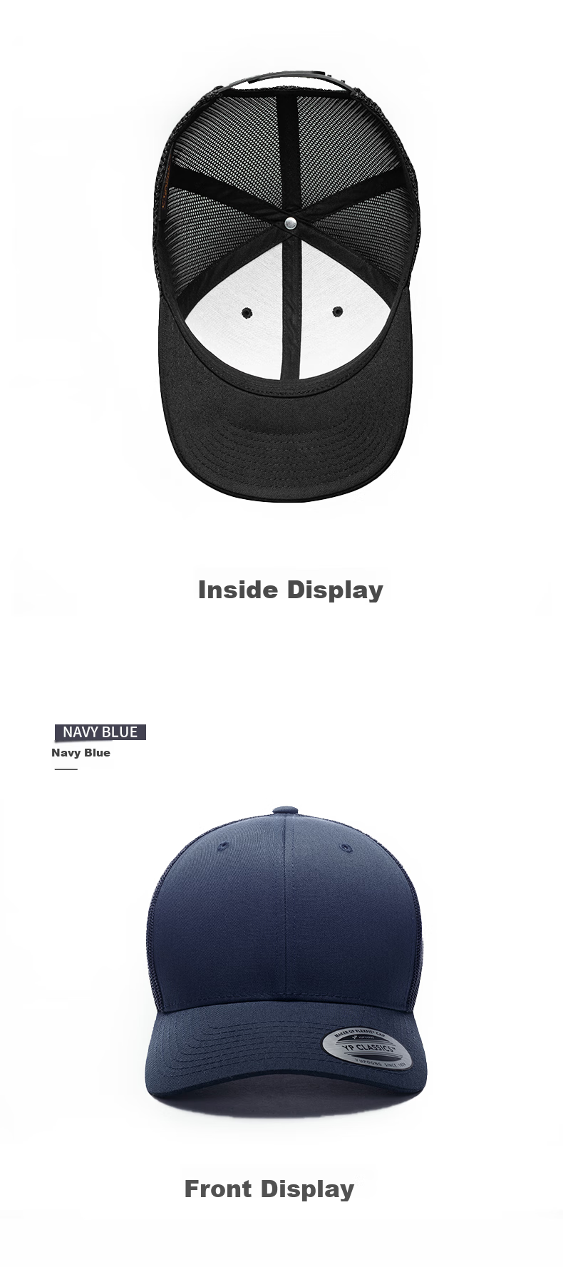 FLEXFIT Men's Mesh Baseball Cap, Spring And Summer Sun Protection Hat, Adjustable Truck Driver Visor Cap, One Size Fits All 17