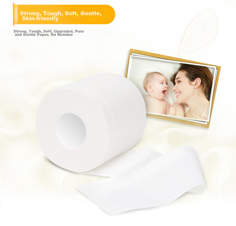 Shunqingrou Core Roll Toilet Paper Export Packaging, 5-Ply, 180g*27 Rolls, Easy-Dissolving, Thickened Toilet Tissue (Sold by Box) 6
