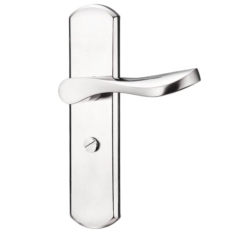 Fly.Globe Bathroom Stainless Steel Keyless Model with 125mm Lock Hole, Self-Installation Door Lock T125