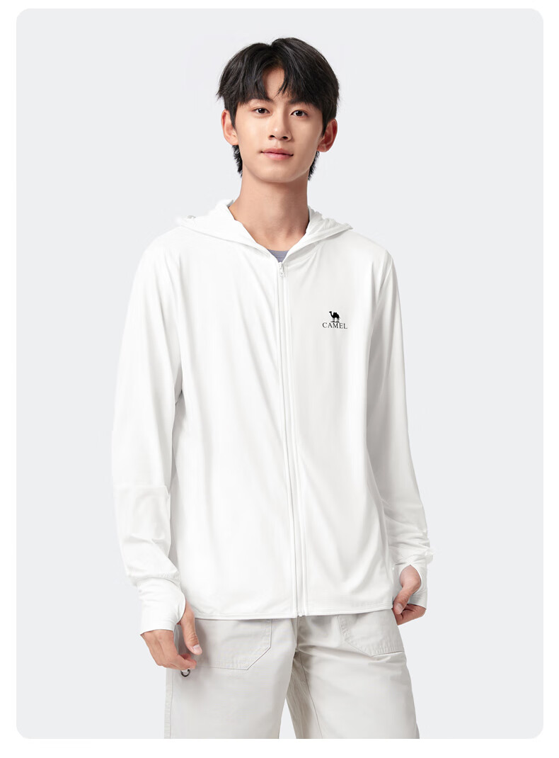 CAMEL Ice Mountain Sun Protection Clothing 1.0 Men's UV-Resistant Original Yarn Cool Breathable Quick-Dry Jacket, Summer M13BA03100B 28