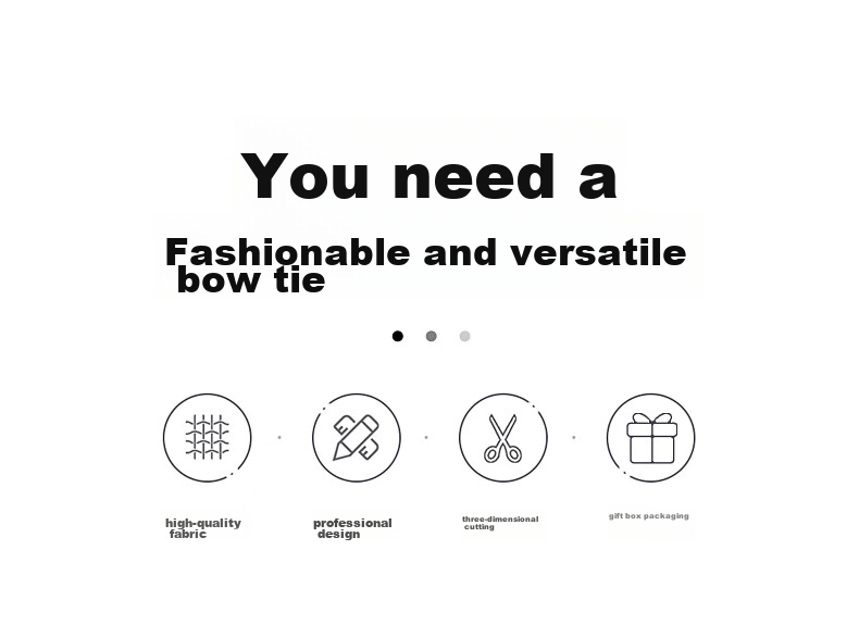 FitonTon Wedding Banquet Bow Tie for Men, Business Groom's Bow Tie, Gift Box Set for Boyfriend, New Year And Valentine's Day Present 2
