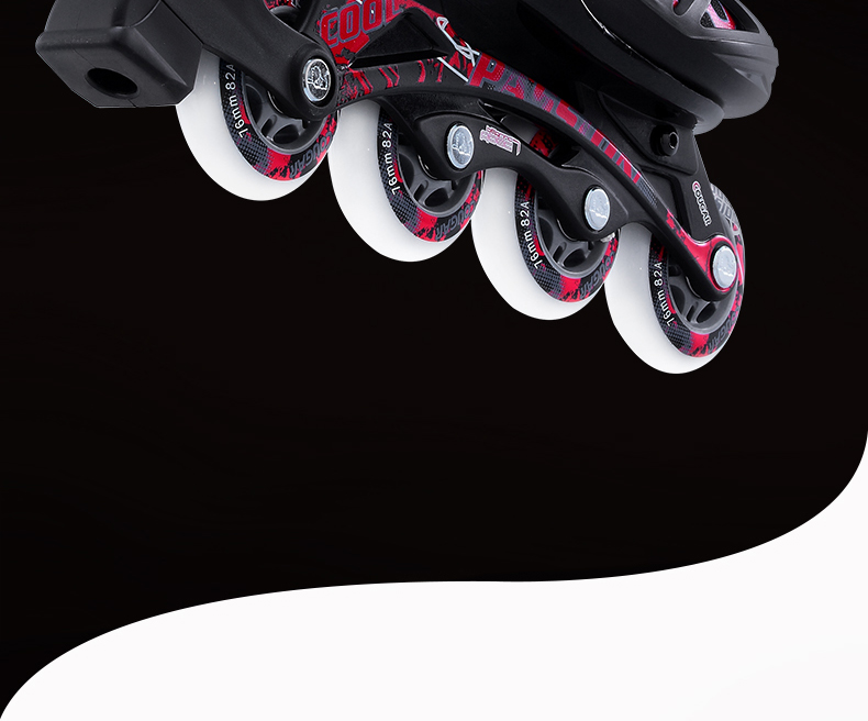 COUGAR Adult Adjustable Inline Skates Silver Purple Size M 6