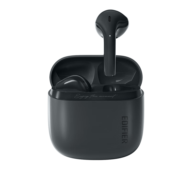 Manbuzhehuazai Zero Air Wireless Bluetooth Earphones, Semi In-Ear Headphones, Bluetooth 5.4, 28-Hour Long Battery Life, Compatible with Apple, Huawei, Xiaomi, Muhui Gray