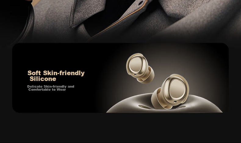 BIAZE Sleep Earphones [Sleep Bean] True Wireless In-Ear Noise-Cancelling Soundproof Hidden Earplugs for Side Sleeping, Pain-Free ASMR, Sports, Gaming, Music, Long Battery Life, Off-White 4
