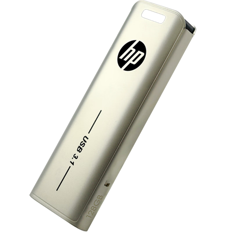 HP 128GB USB3.2 Flash Drive X796W High-Speed Read/Write Multifunctional for Study And Office Computer Car Metal USB Drive