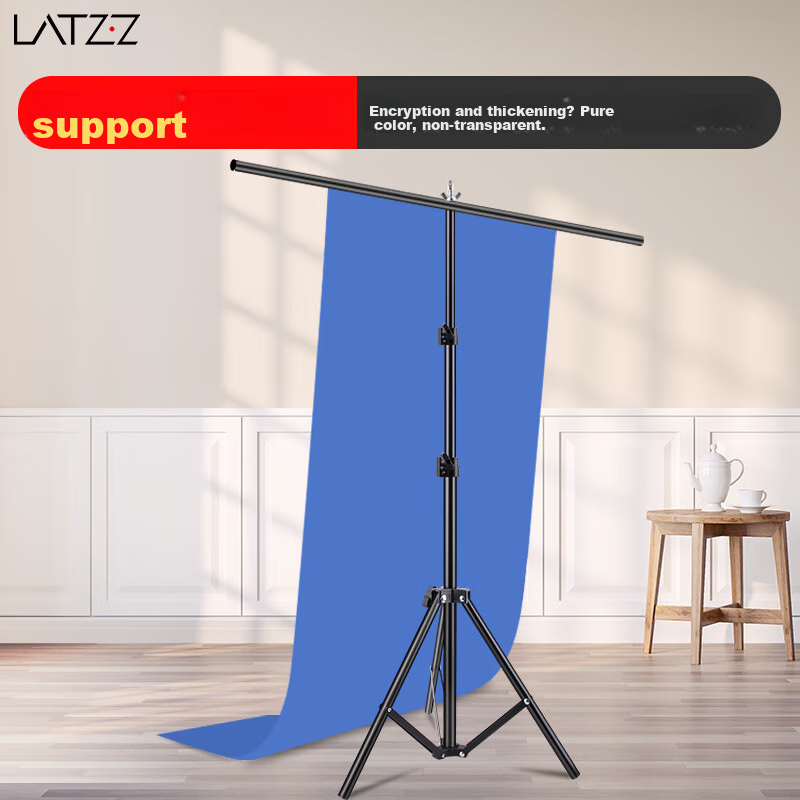 LATZZ 1.6*2 Meter Blue Backdrop Cloth, Photo Backdrop, Chroma Key Cloth, Thickened Solid Color Photography Backdrop, Portrait ID Photo Shooting Background, Portable Blue Cloth