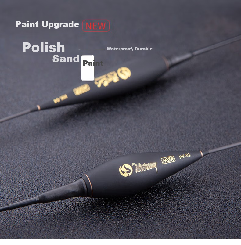 Minjianyiren Frosted Luminous Float, Black Pit Extended Thickened Eye-Catching Day And Night Dual-Use Electronic Float, Carp Fishing Float for Big Fish 6