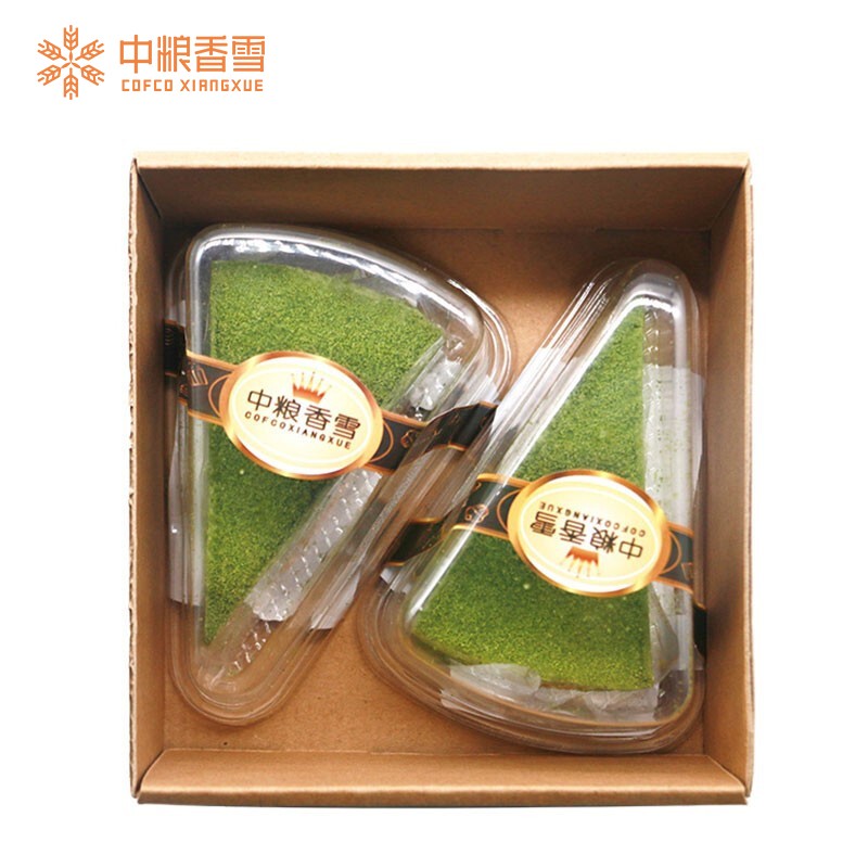 中粮香雪蛋糕抹茶芝士蛋糕动物奶油西式糕点休闲下午茶聚会蛋糕100g*2