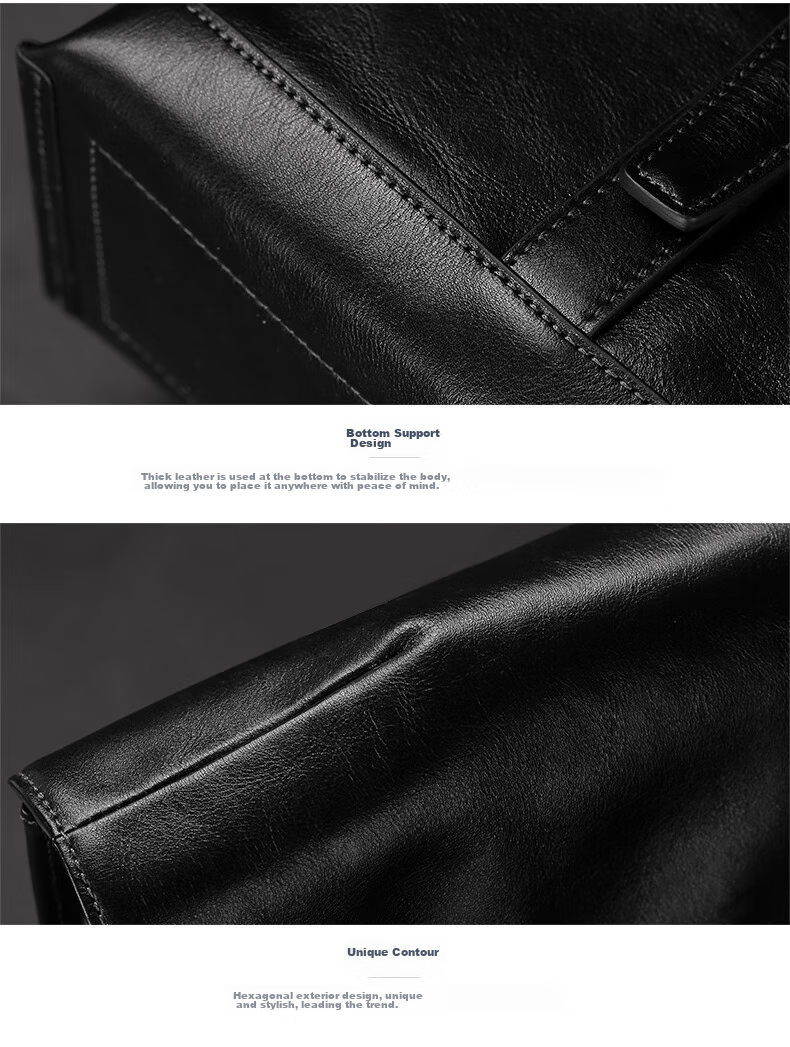 BVP Briefcase for Men, Business Top-Grain Leather Handbag, Crossbody Bag, Laptop Bag, Briefcase, Birthday Gift 36
