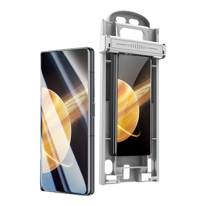 Smorss [2-Pack] Honor Magic V3 Full Adhesive Ceramic Film, Honor Magic Vs3 Phone Screen Protector, Non-Tempered Glass Film, Instant Application, Curved Full Screen, Ultra-Thin, HD Clear, Shatterproof