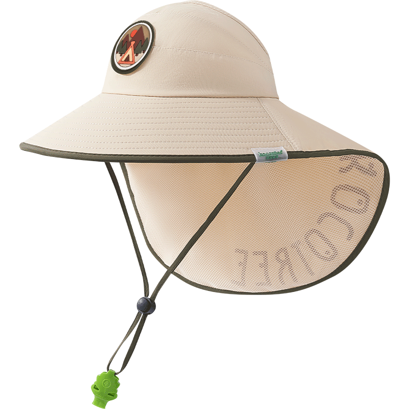 Kocotree Children's UV Protection Hat, Sunshade Cap for Babies, Summer Sun Hat for Boys And Girls, Wide Brim Beach Hat