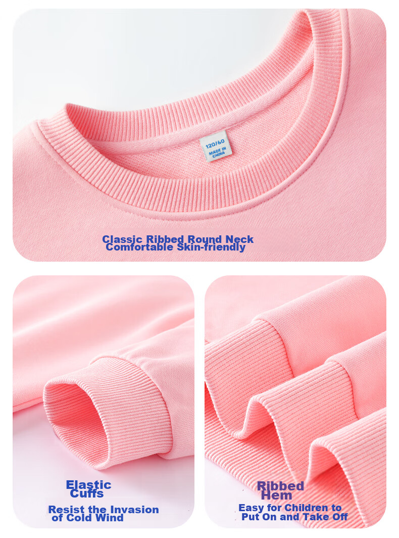 Baleno Girls' Sweatshirt, Spring And Autumn 2026 Style, Trendy Round Neck Top for Girls, Casual Sportswear for Childre 20