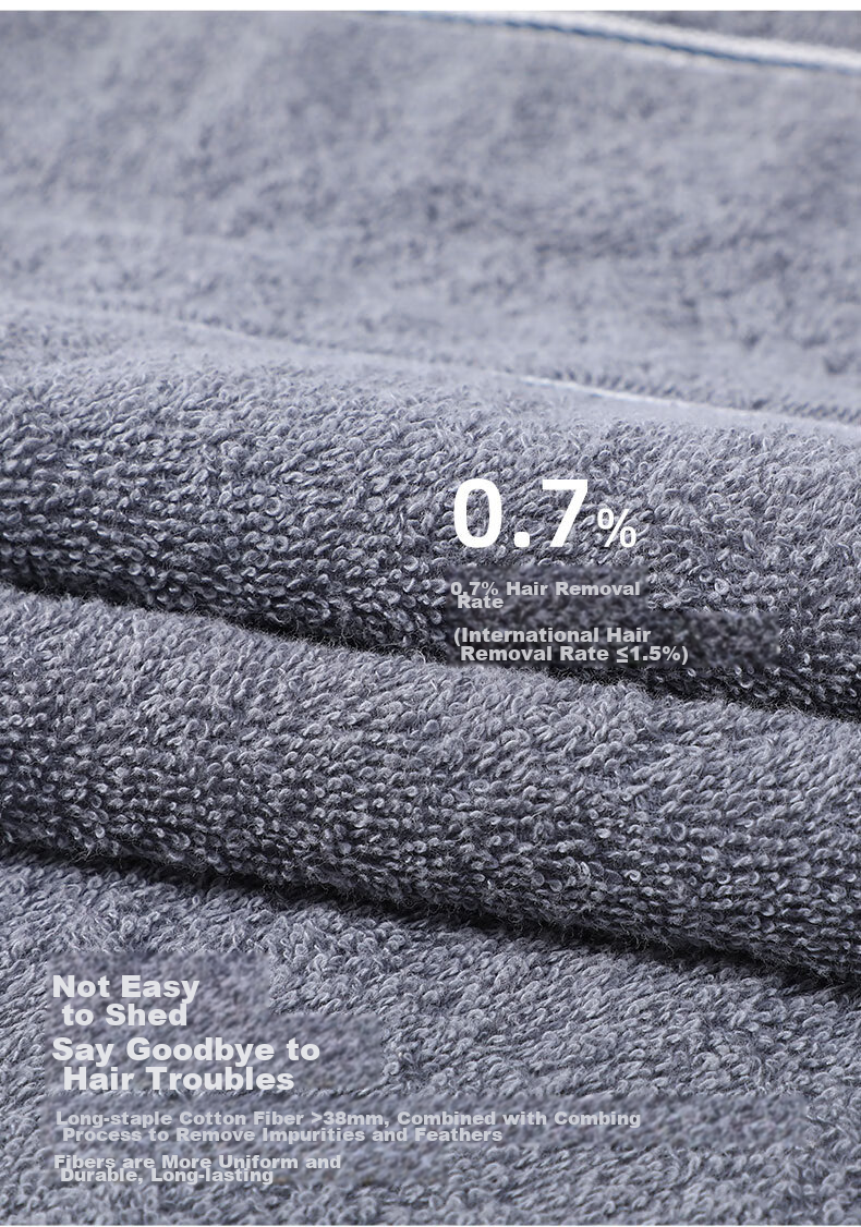 Grace 7A Antibacterial Class A Towel, Pure Cotton Adult Face Towel, Xinjiang Cotton, Sky Blue, Single Piece, 70*34cm 8
