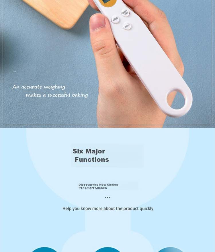BJ (Baijie) Electronic Measuring Spoon Scale, Baking Scale, Household Kitchen Electronic Scale, Home Baby Food And Milk Powder Food Scale 2