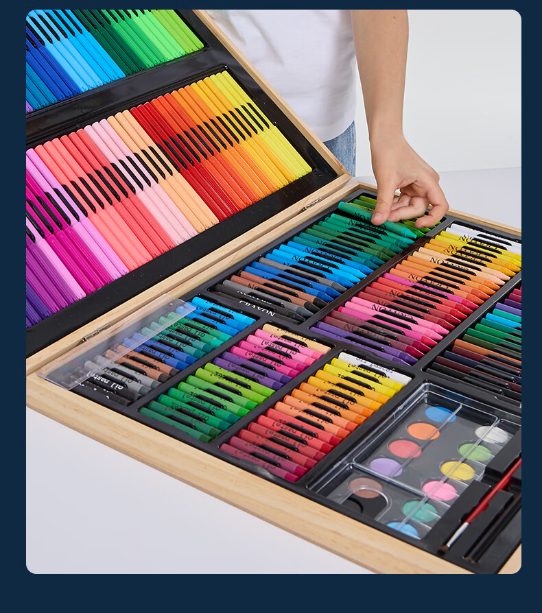 Feishangmi Paint Brush Set, Children's Toy for Ages 3-6, Birthday Gift for Girls, Drawing Tools, Watercolor Pens, Girl's Toy 2