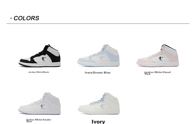 QIAODAN Women's Leather Sneakers, Air Force One Style, Waterproof High-Top Casual Shoes, Sports Shoes 15