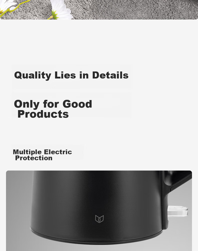 Deli 85609 Electric Kettle (Black) 11