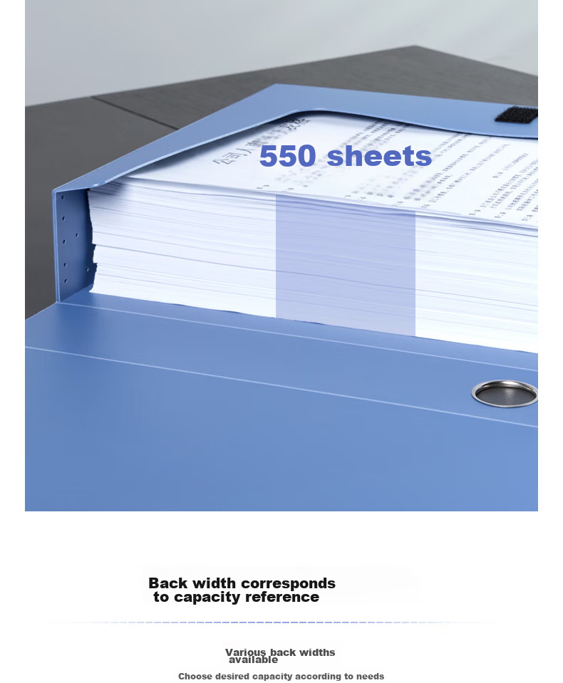 Deli 12 Pieces 55mm A4 Foldable Portable File Box Document Box for Financial Records And Exam Storage, Office Supplies P05643 10