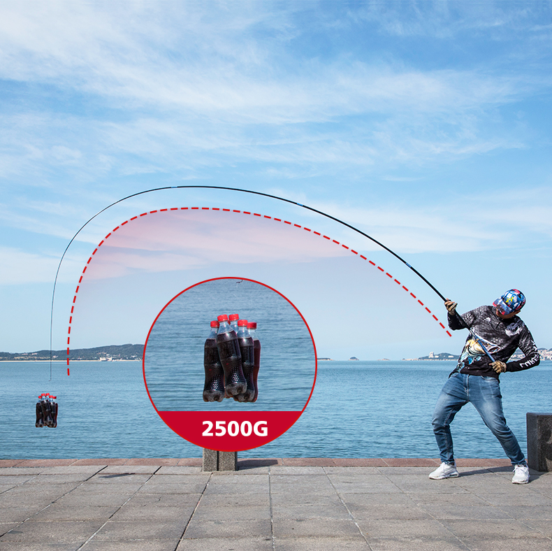 GW Fishing Rod Jian Shou Hun, 6.3 Meters, 28 Sections, Carbon Fiber, Versatile for Lake And Reservoir Big Fish Fishing 15