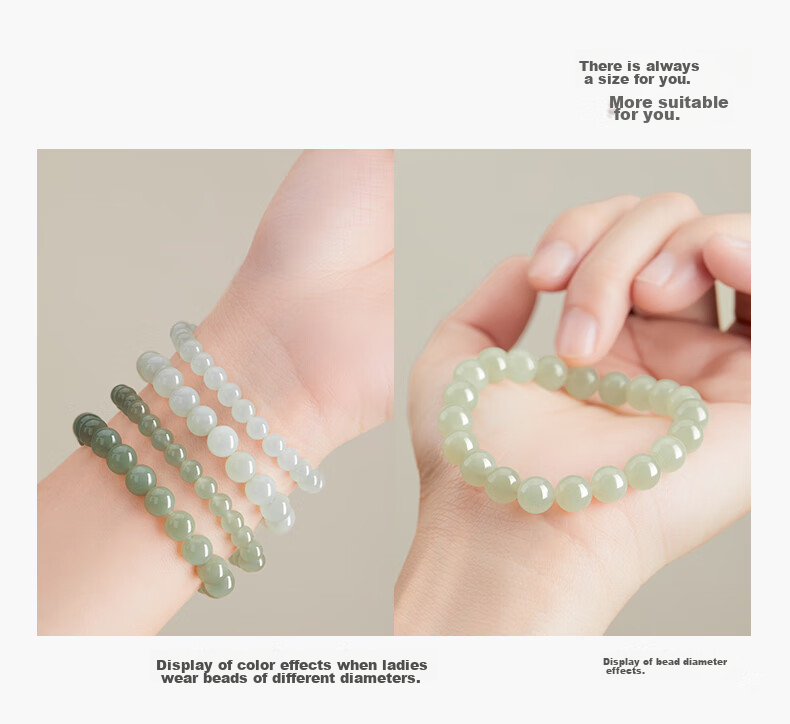 GLTEN Ice-Blue Hetian Jade Bracelet for Women, 2026 New Style Birthday Wedding Anniversary Gift for Girlfriend Or Wife 13
