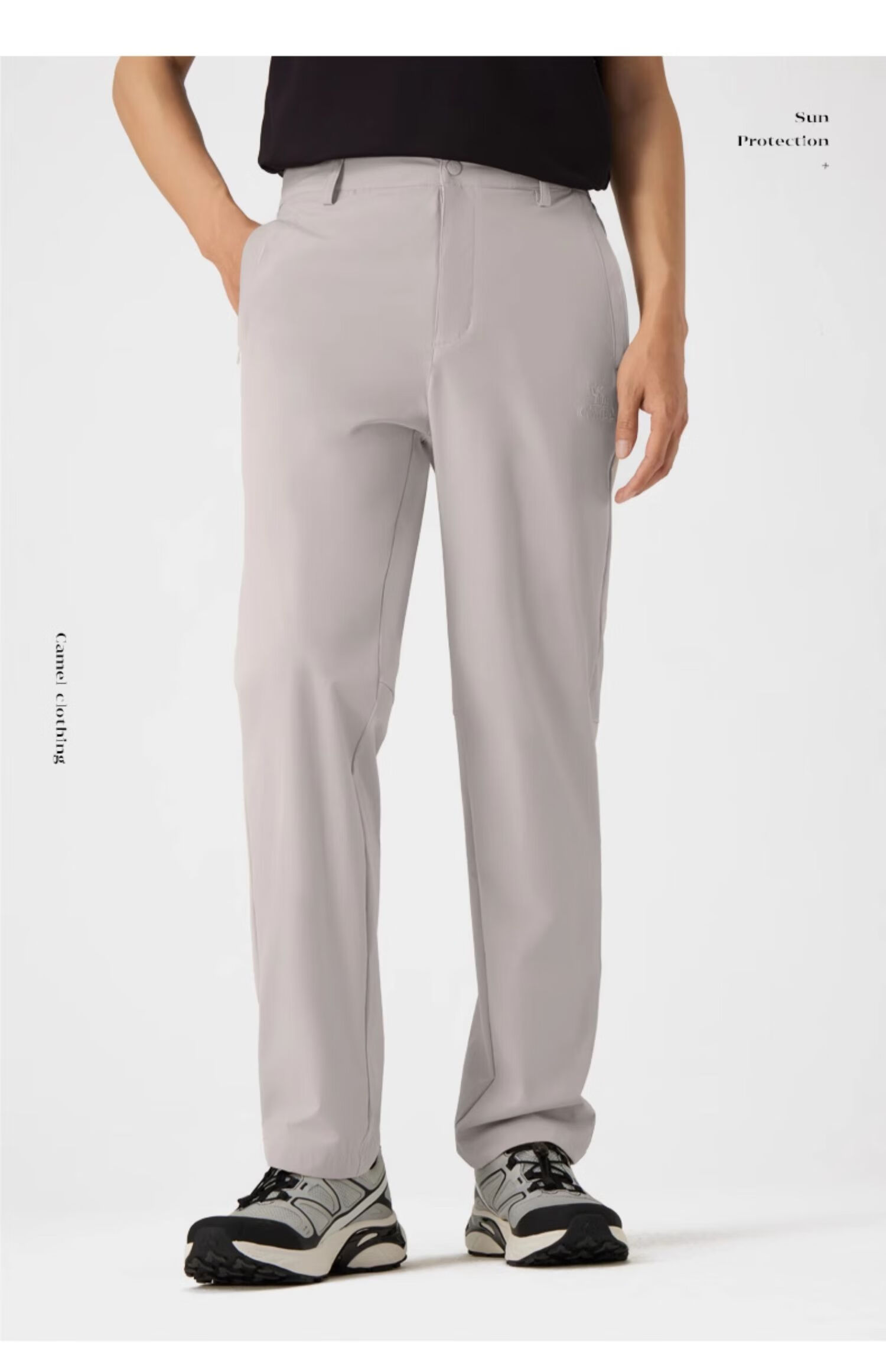 CAMEL Outdoor Quick-Dry Sun Protection Pants, UV-Resistant, Elastic Breathable Straight-Leg Pants, A14BAEO061 23