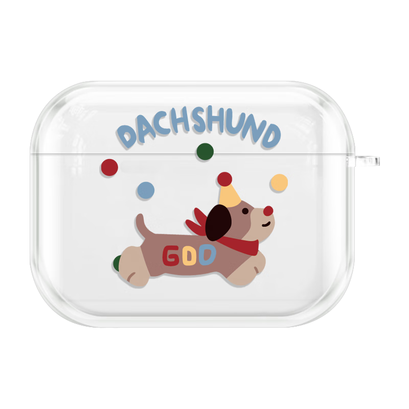 Incaida AirPods 4 Protective Case [GOOD Puppy] Apple Wireless Bluetooth Earphone Case Shockproof Creative Non-Slip Cover Storage Box