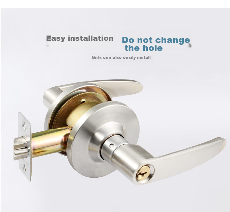 BLOSSOM Spherical Door Lock, Interior Room Door Lock, Wooden Door Bedroom Door Handle Lock, JD201B Grade Lock Cylinder 8