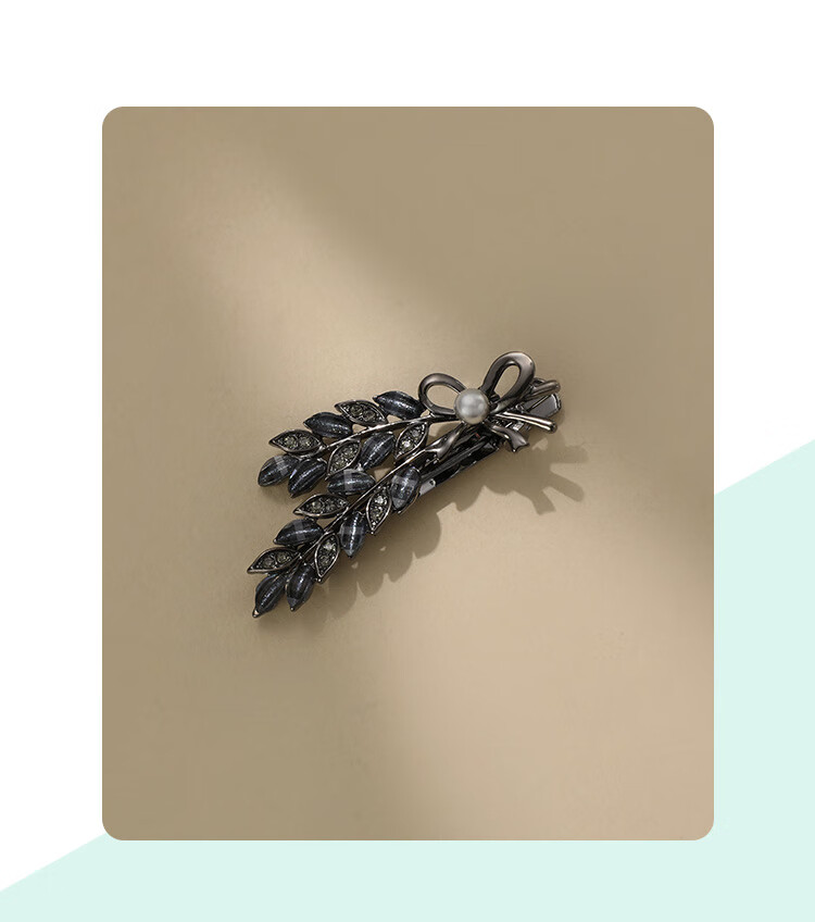 CHIMERA Wheat Ear Side Clip Bangs Hairpin Women's High-End Back Head Half-Up Hair Clip Birthday Gift 1