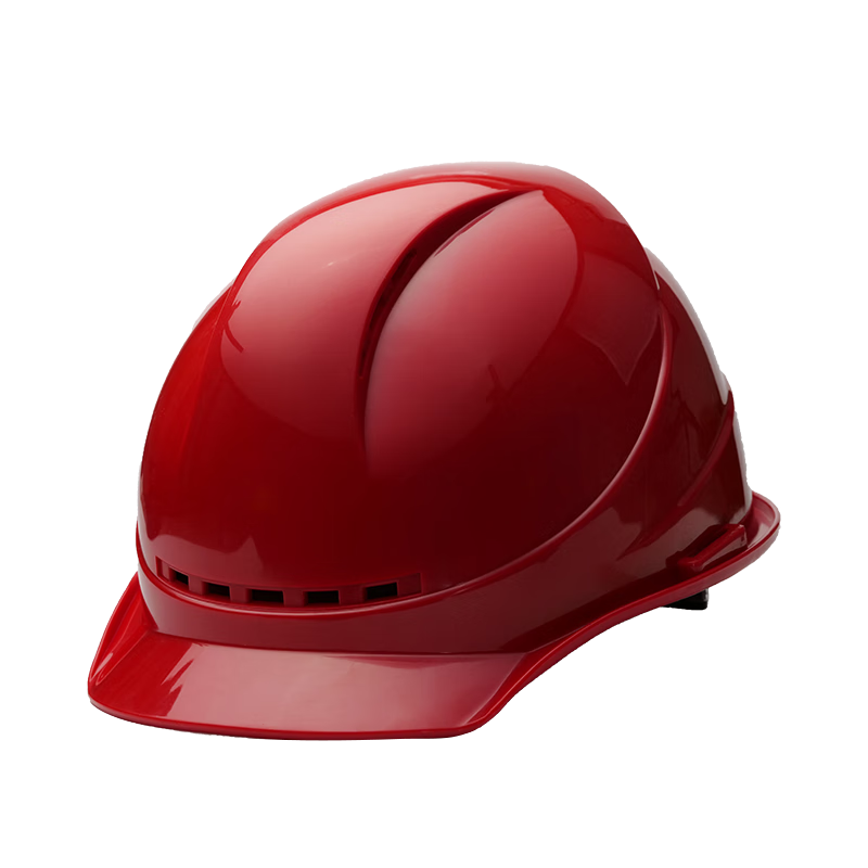 SHOUDUN High-Grade ABS European Style Ventilated Safety Helmet Red Anti-Smash Impact Construction Electric Engineering Site Hard Hat