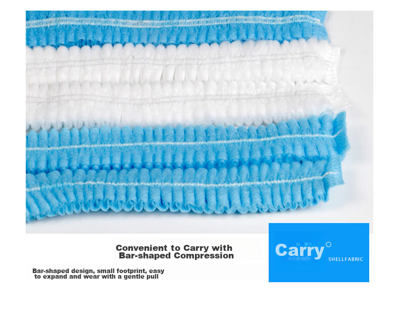Maozheng Disposable Head Cover Cap, Chef Work Hat, Dustproof And Stainproof Head Cover, Workshop Mesh Hat, Oil-Proof Non-Woven Strip Hat, White, 100 Pieces 10