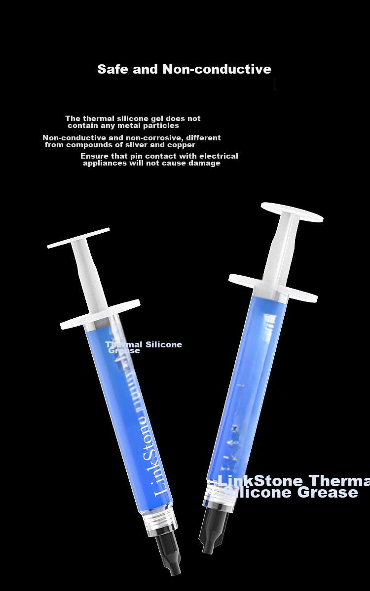 Liantuo Thermal Grease GPU CPU Heat Dissipation Silicone Thermal Paste (Thermal Grease / CPU Heat Sink Paste / 2g / Thermal Conductivity 15.6 / Laptop Thermal Paste) 8