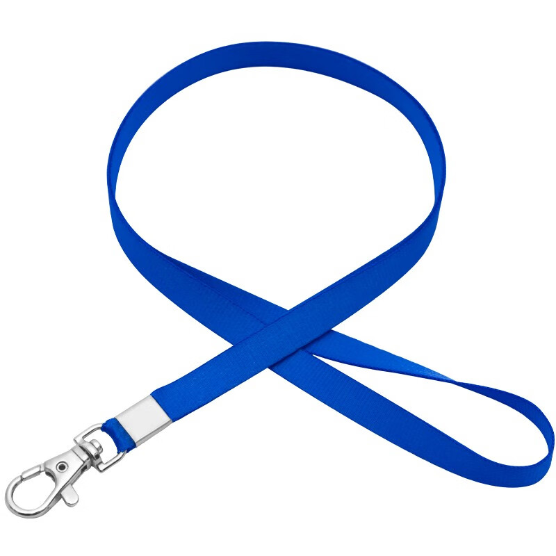 UHOO 6741-6 ID Card Lanyard (1.0cm Wide), Navy Blue, 6 Pieces/pack, ID Card Holder for Work Badge, Employee Badge, Chest Card, Bus Pass Holder, Student Meal Card Lanyard