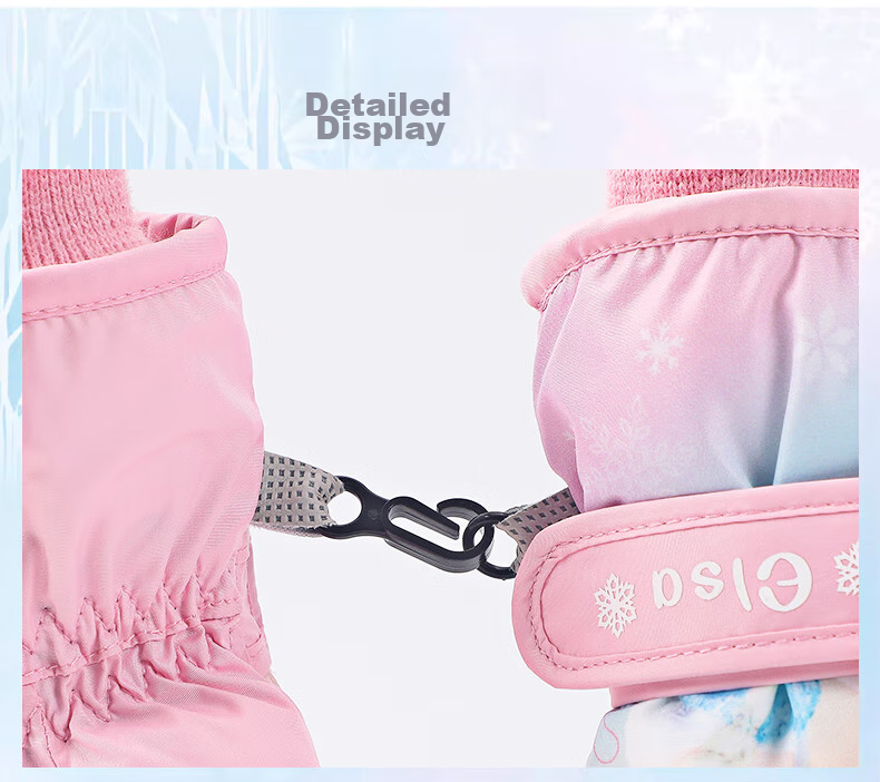 Disney Frozen Elsa Children's Gloves, Winter Kids' Baby Gloves, Fleece-Lined Warm Disney Girls' Skiing Gloves 9
