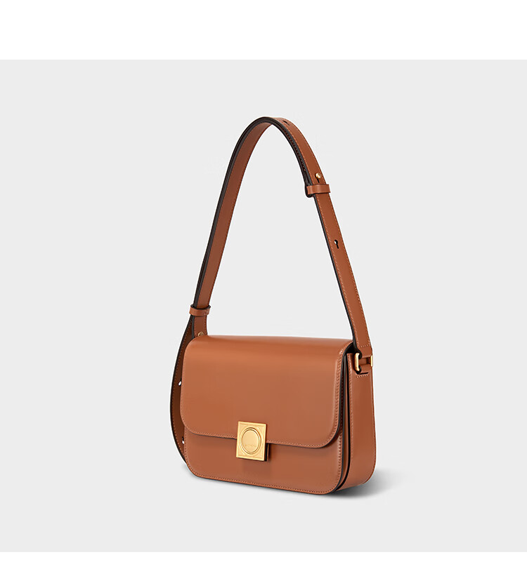 DISSONA Leather Tofu Bag, Single Shoulder Crossbody Bag, Small Square Handbag for Women, Black 9