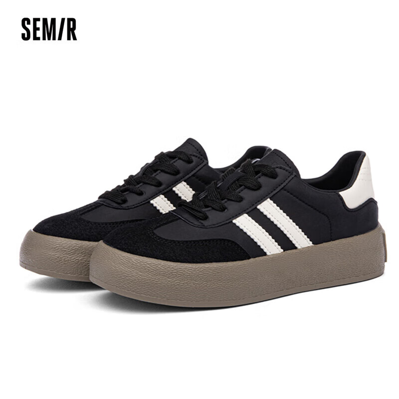 Semir Dexun Shoes, 2026 New Casual Shoes, Fashionable Classic Sneakers for Women, SFYM233655, Black, Size 39
