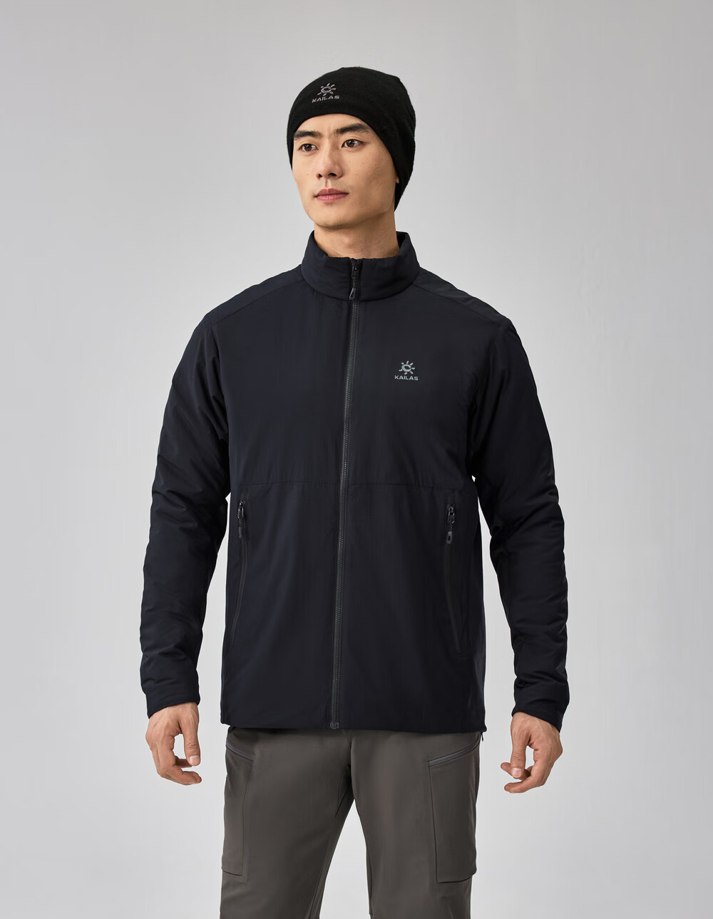 KAILAS KAILAS Men's AC40 Stand Collar Cotton Jacket PRIMALOFT Warm Outdoor Mountaineering Hiking P Cotton Windproof Jacket 2