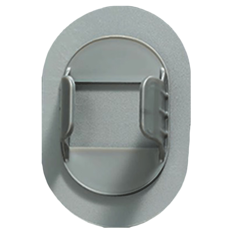 Shuangwei No-Drill Pipe Clamp for Air Conditioner Drainage Pipe, Washing Machine Drain Hose Fixing Clip, Gray, 4 Pieces (30-38mm Drainage Pipe Clamp