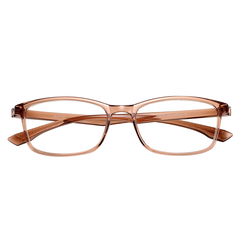 Pulais Reading Glasses for Women, Imported Anti-Blue Light High-Definition Fashionable Portable Reading Glasses for Men 8092, Brown 400 Degrees
