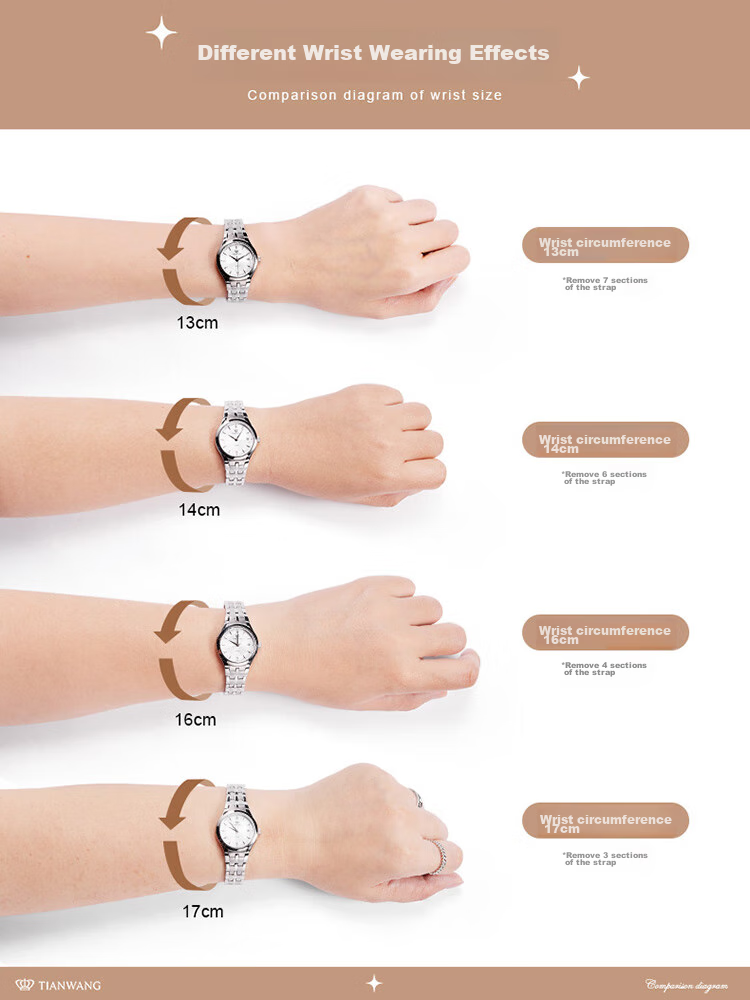 TIAN WANG Men's Watch, Birthday Gift, Steel Strap Quartz Men's Watch, Black GS3626S.DD.S1.B 2