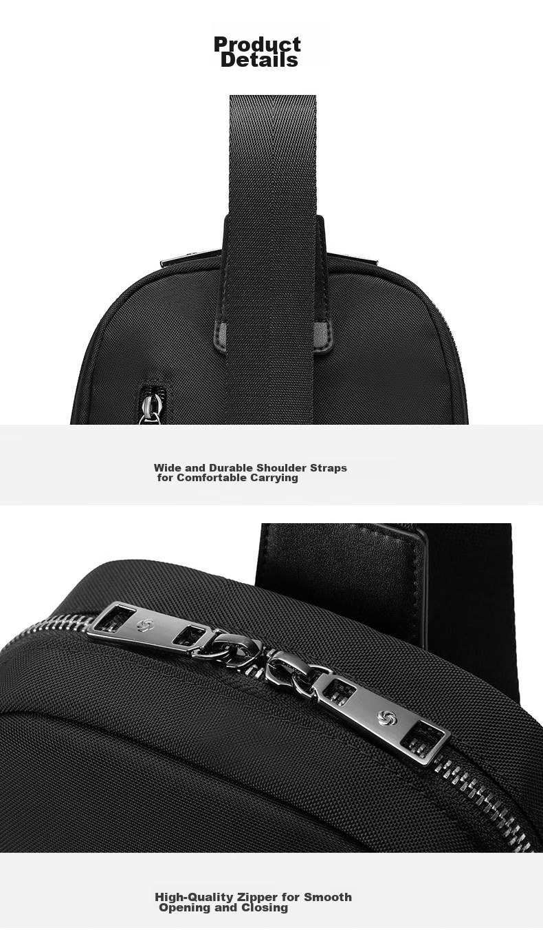 Xinxiuli Shoulder Bag for Men, Business Crossbody Bag, Fashionable Sports Casual Backpack, Birthday Gift for Men NW5 13