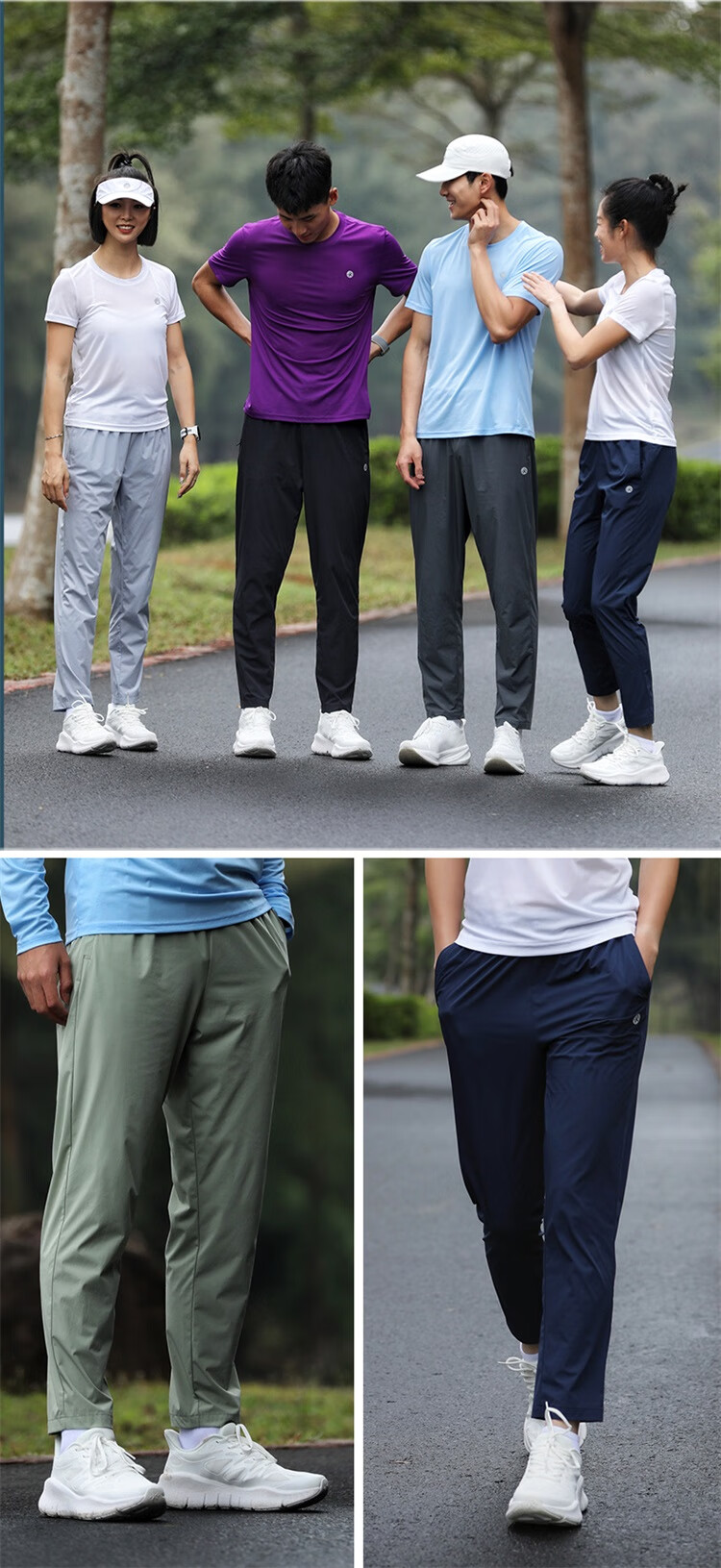 Bmai Men's Running Sports Fitness Training Long Pants Spring Summer High Elastic Lightweight Quick-Dry Racing Training Pants 10