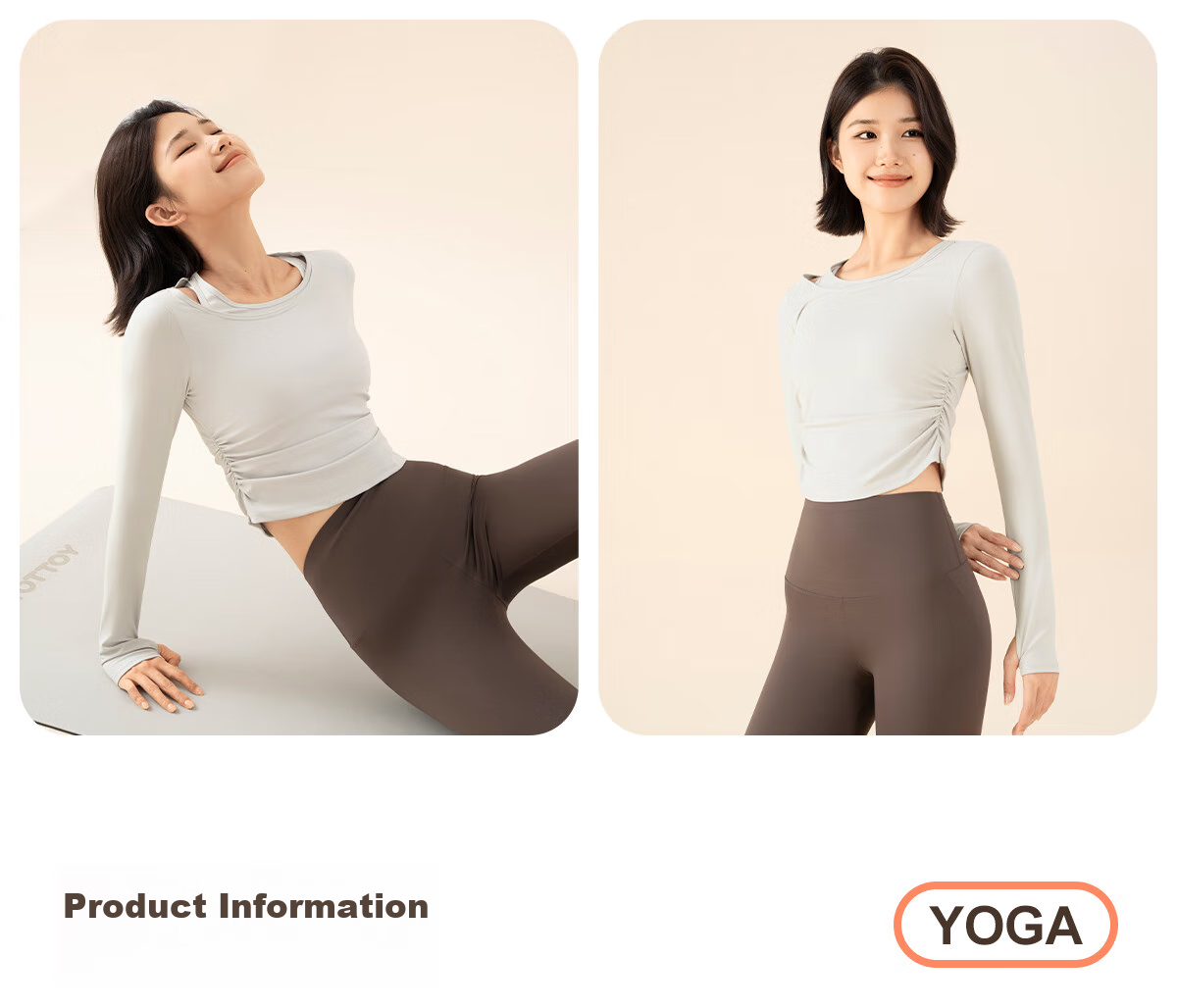 361° Yoga Top for Women, 2024 New Long-Sleeve Fitness Wear, Autumn And Winter High-End Pilates Sports Top for Wome 26