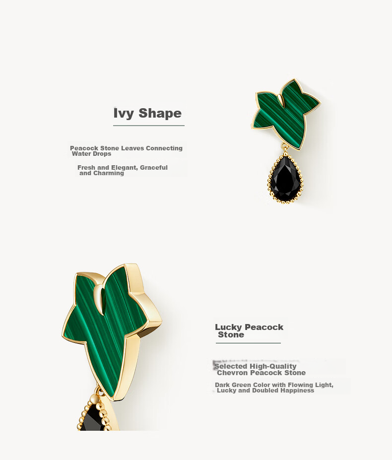 LOLA ROSE Evergreen Ivy Silver Stud Earrings, Elegant Birthday Gift for Wome 7