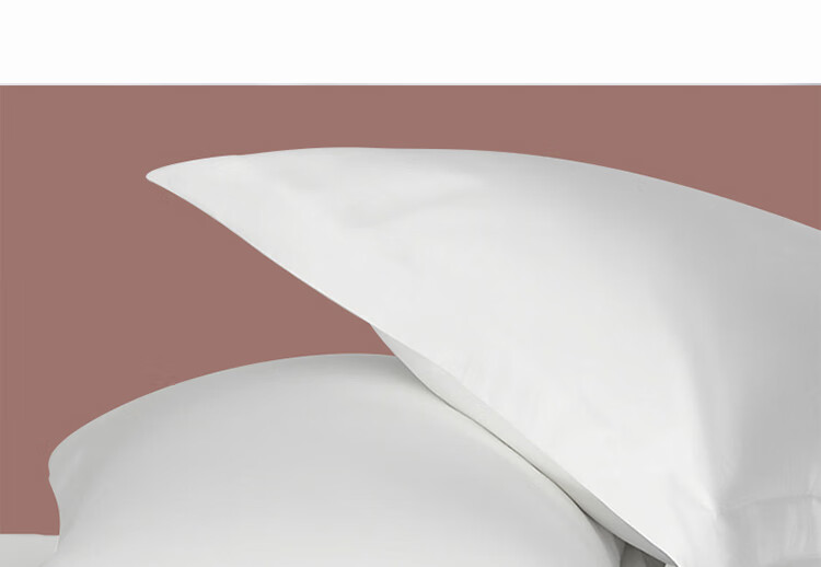 ZiiU White Hotel Pillowcases 60s Xinjiang 100% Cotton Guesthouse Hotel Hospital Pillowcase Pair 48x74cm 5