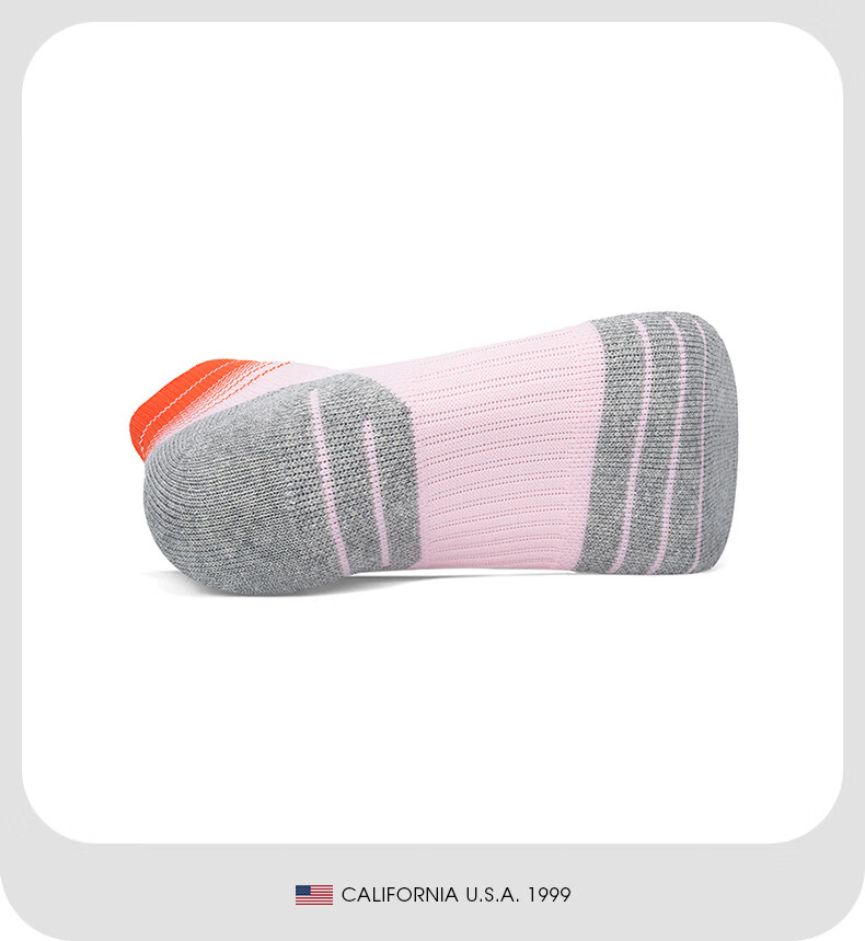 TFO Competition-Grade Outdoor Socks, Comfortable Breathable Mid-Calf Hiking Socks for Sports And Trekking, 2202402 Women's Light Pink 14