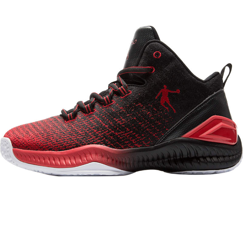 QIAODAN Basketball Shoes for Men, Summer Mesh Breathable Shock-Absorbing Wear-Resistant Youth Comfortable Sneakers
