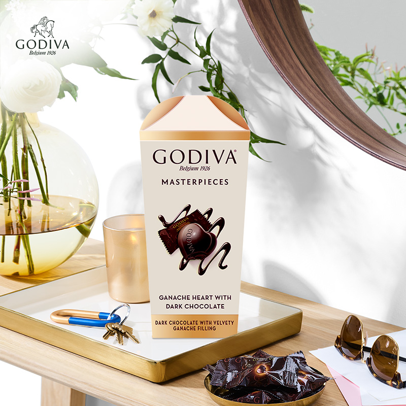 歌帝梵（Godiva）经典大师夹心黑巧克力351g 休闲零食 糖果伴手礼 生日礼物 下午茶